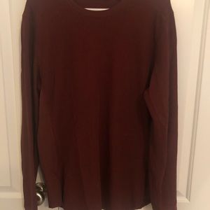 Red long sleeve shirt